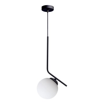 Lámpara colgante FIRA 1xE27/60W/230V negro