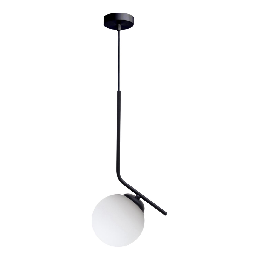 Lámpara colgante FIRA 1xE27/60W/230V negro