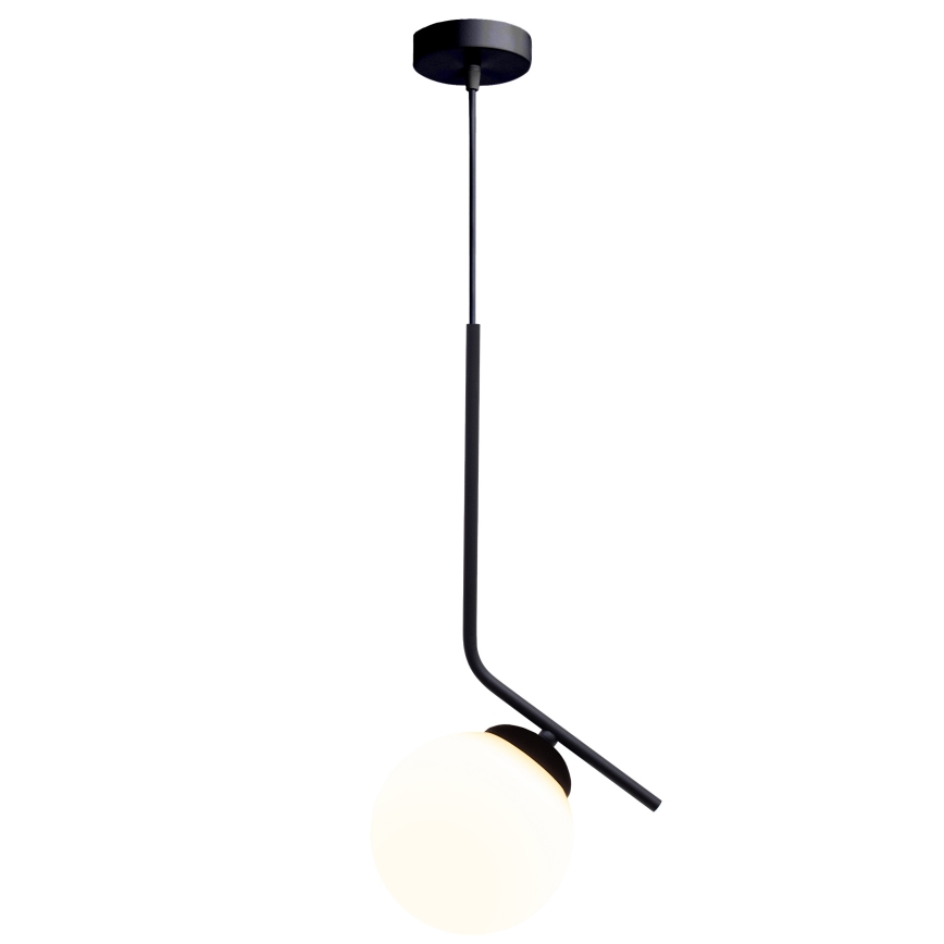 Lámpara colgante FIRA 1xE27/60W/230V negro