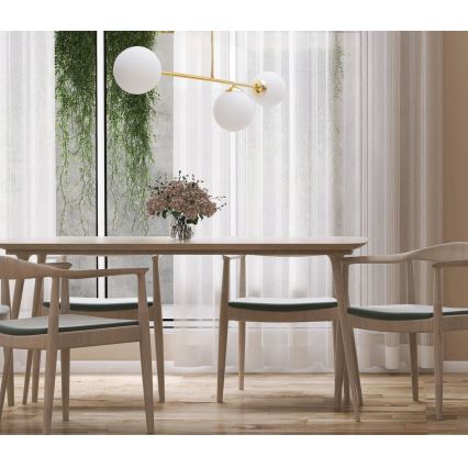 Lámpara colgante FIRA 3xE27/60W/230V dorado