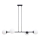 Lámpara colgante FIRA 4xE27/60W/230V negro