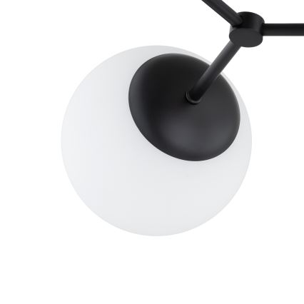 Lámpara colgante FOTON 4xE14/10W/230V negro