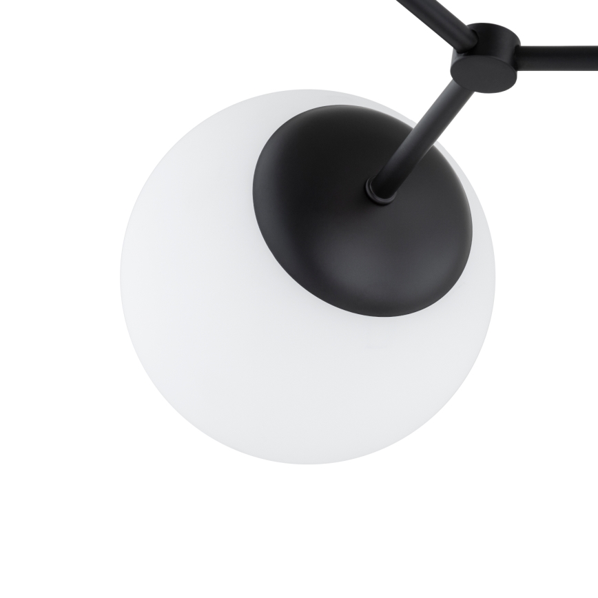 Lámpara colgante FOTON 4xE14/10W/230V negro