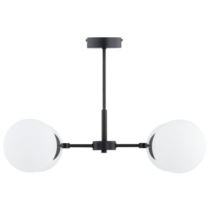 Lámpara colgante FOTON 4xE14/10W/230V negro