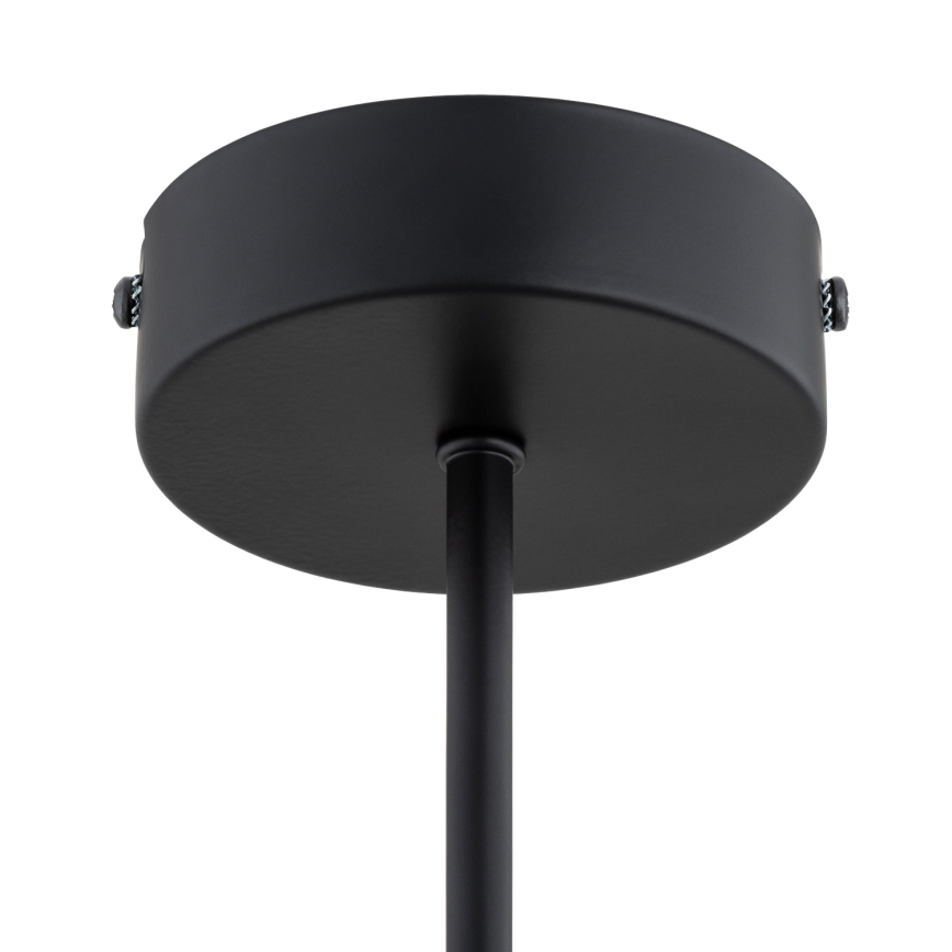 Lámpara colgante FOTON 4xE14/10W/230V negro