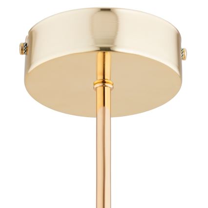 Lámpara colgante FOTON  4xE14/40W/230V dorado/blanco