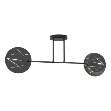 Lámpara colgante FRICK 2xE27/15W/230V negro