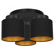 Lámpara colgante FRODI 3xE27/60W/230V negro