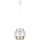 Lámpara colgante GABI 1xE27/60W/230V dorado/blanco diá. 20 cm