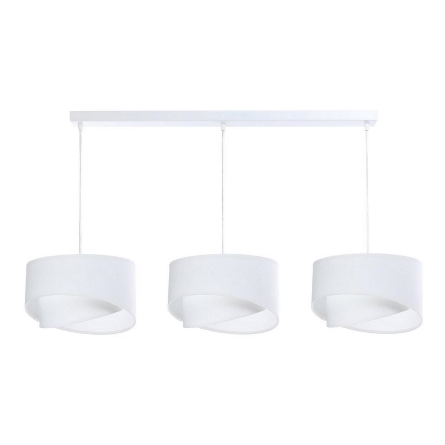 Lámpara colgante GALAXY 3xE27/60W/230V blanco