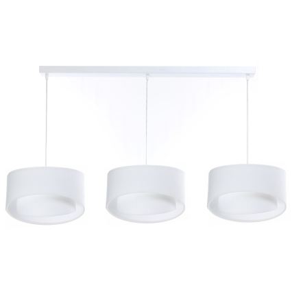 Lámpara colgante GALAXY 3xE27/60W/230V blanco