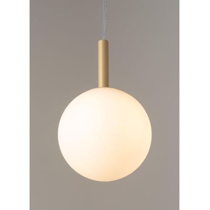 Lámpara colgante GAMA 1xG9/12W/230V dorado