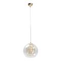 Lámpara colgante GLAMI 1xE27/60W/230V dorado