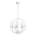 Lámpara colgante GLOBE 5 5xE14/60W blanco