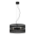 Lámpara colgante GLUM 3xE27/60W/230V negro
