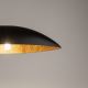 Lámpara colgante GONDOLA 3xE27/60W/230V negro/cobre