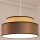 Lámpara colgante GRACE 1xE27/60W/230V beige/marrón