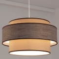 Lámpara colgante GRACE 1xE27/60W/230V beige/marrón