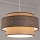 Lámpara colgante GRACE 1xE27/60W/230V beige/marrón