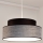 Lámpara colgante GRACE 1xE27/60W/230V negro/gris