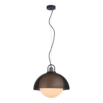 Lámpara colgante GRAVEN 1xE27/11W/230V negro