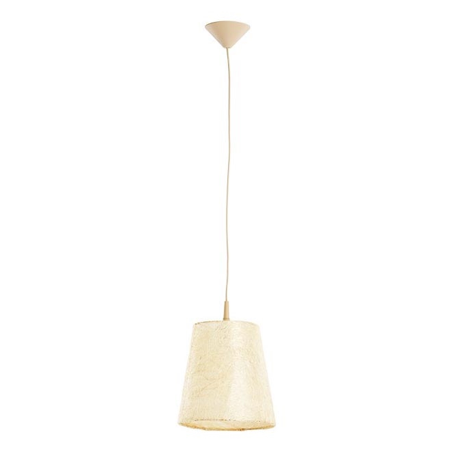Lámpara colgante GUMON 1xE27/15W/230V beige