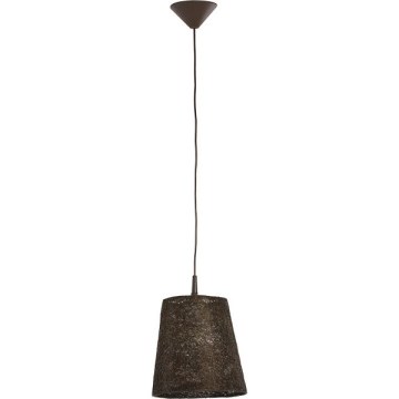 Lámpara colgante GUMON 1xE27/15W/230V marrón