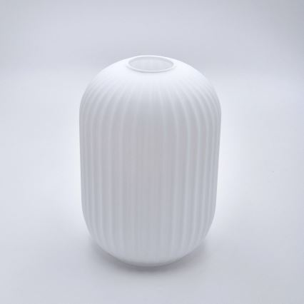 Lámpara colgante HARMA 1xE27/15W/230V diá. 14 cm blanco/dorado