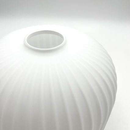 Lámpara colgante HARMA 1xE27/15W/230V diá. 20 cm blanco/dorado