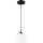 Lámpara colgante HARMA 1xE27/15W/230V diá. 20 cm blanco/negro