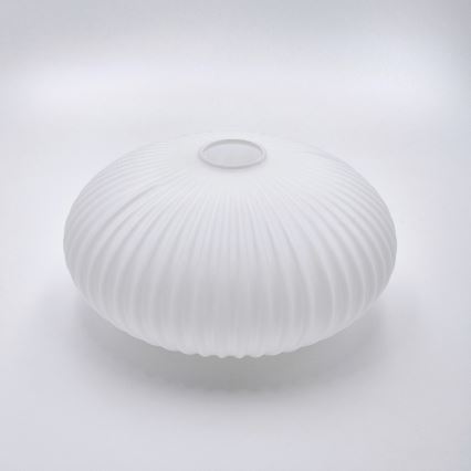 Lámpara colgante HARMA 1xE27/15W/230V diá. 25 cm blanco/dorado