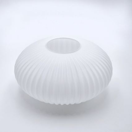 Lámpara colgante HARMA 1xE27/15W/230V diá. 25 cm blanco/dorado