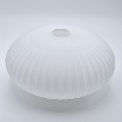Lámpara colgante HARMA 1xE27/15W/230V diá. 30 cm blanco/dorado