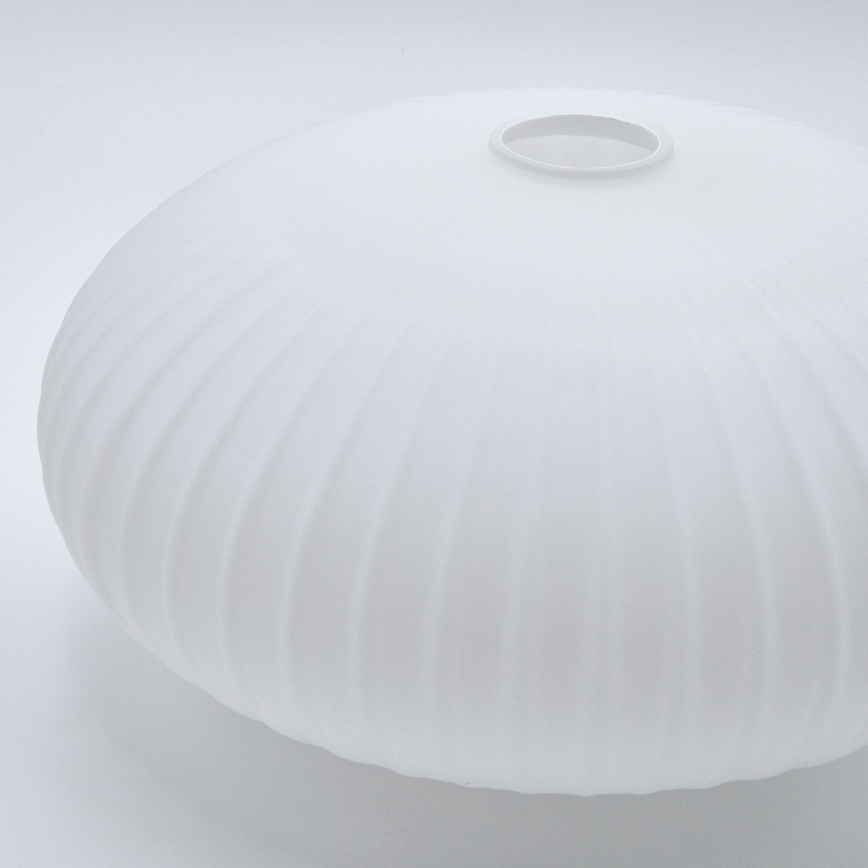 Lámpara colgante HARMA 1xE27/15W/230V diá. 30 cm blanco/dorado