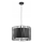 Lámpara colgante HARMONY BLACK 3xE27/60W/230V
