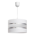 Lámpara colgante HELEN 1xE27/15W/230V blanco