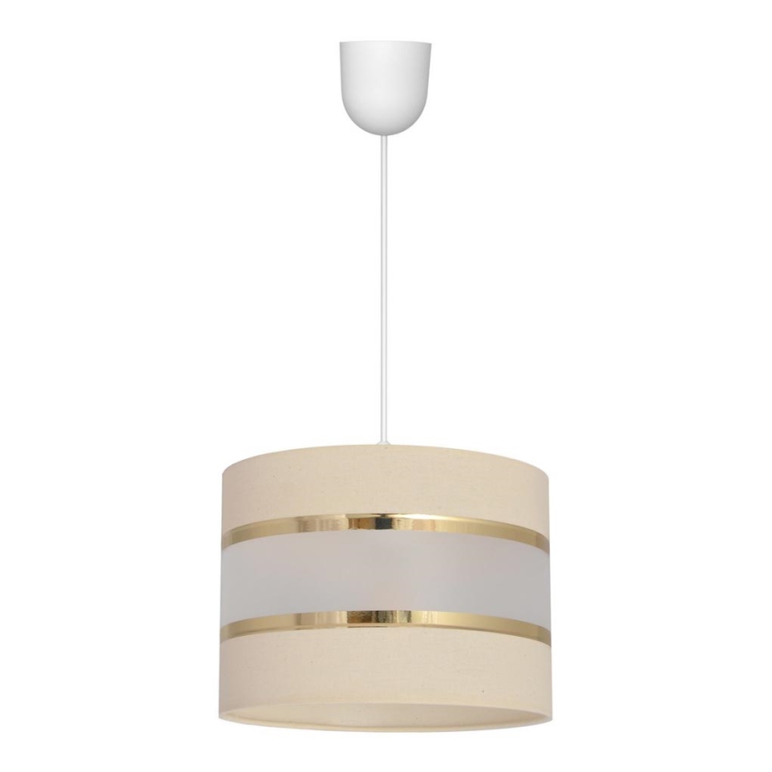 Lámpara colgante HELEN 1xE27/15W/230V crema