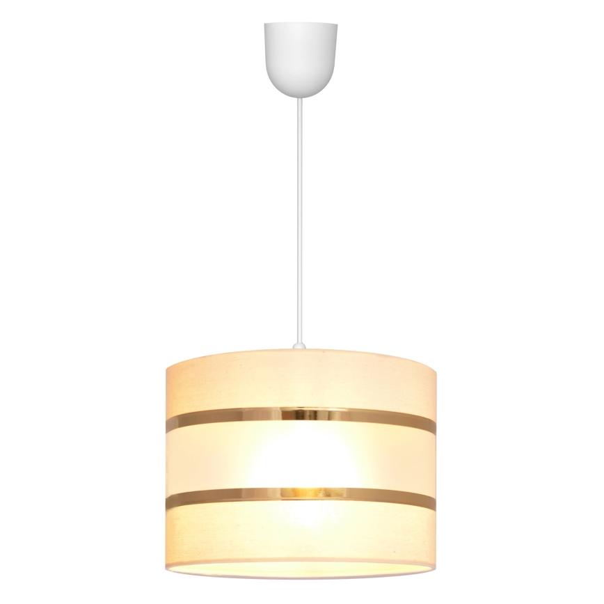 Lámpara colgante HELEN 1xE27/15W/230V crema