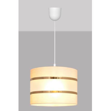 Lámpara colgante HELEN 1xE27/15W/230V crema