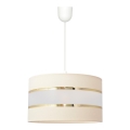 Lámpara colgante HELEN 1xE27/15W/230V crema