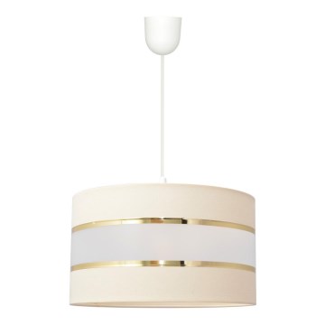 Lámpara colgante HELEN 1xE27/15W/230V crema