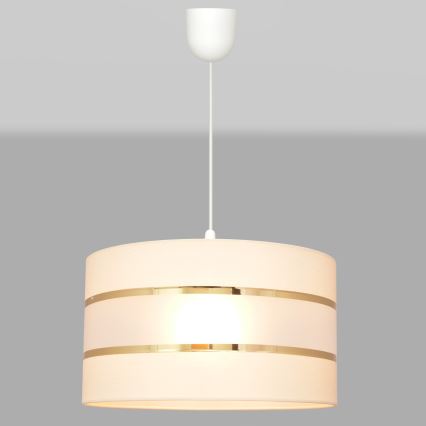 Lámpara colgante HELEN 1xE27/15W/230V crema