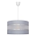 Lámpara colgante HELEN 1xE27/15W/230V diá. 35 cm gris/plata