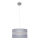 Lámpara colgante HELEN 1xE27/15W/230V diá. 35 cm gris/plata