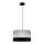 Lámpara colgante HELEN 1xE27/15W/230V diá. 35 cm negro/gris/plata