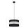 Lámpara colgante HELEN 1xE27/15W/230V diá. 35 cm negro/plata