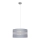 Lámpara colgante HELEN 1xE27/15W/230V diá. 40 cm gris/plata