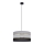 Lámpara colgante HELEN 1xE27/15W/230V diá. 40 cm negro/gris/dorado