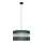 Lámpara colgante HELEN 1xE27/15W/230V diá. 40 cm verde/dorado