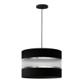 Lámpara colgante HELEN 1xE27/15W/230V negro